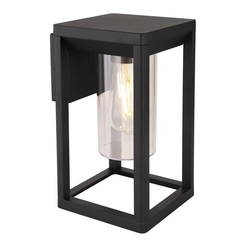 Netlighting Candela Outdoor Wall Lantern Matt Black 1x E27
