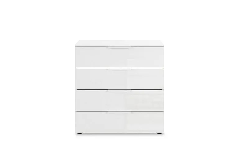 Estella 80cm 4 Drawer Chest - Alpine White - Bedroom Furniture - In Time for Christmas