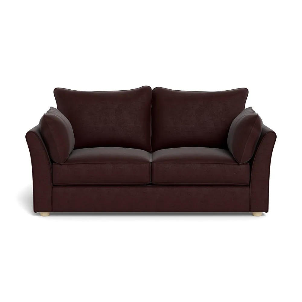 Heal's Tailor 3 Seater Sofa Smart Luxe Velvet Acorn Natural Beech Feet 1