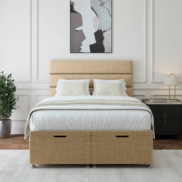 Woven Fabric End of Bed Ottoman Base 2