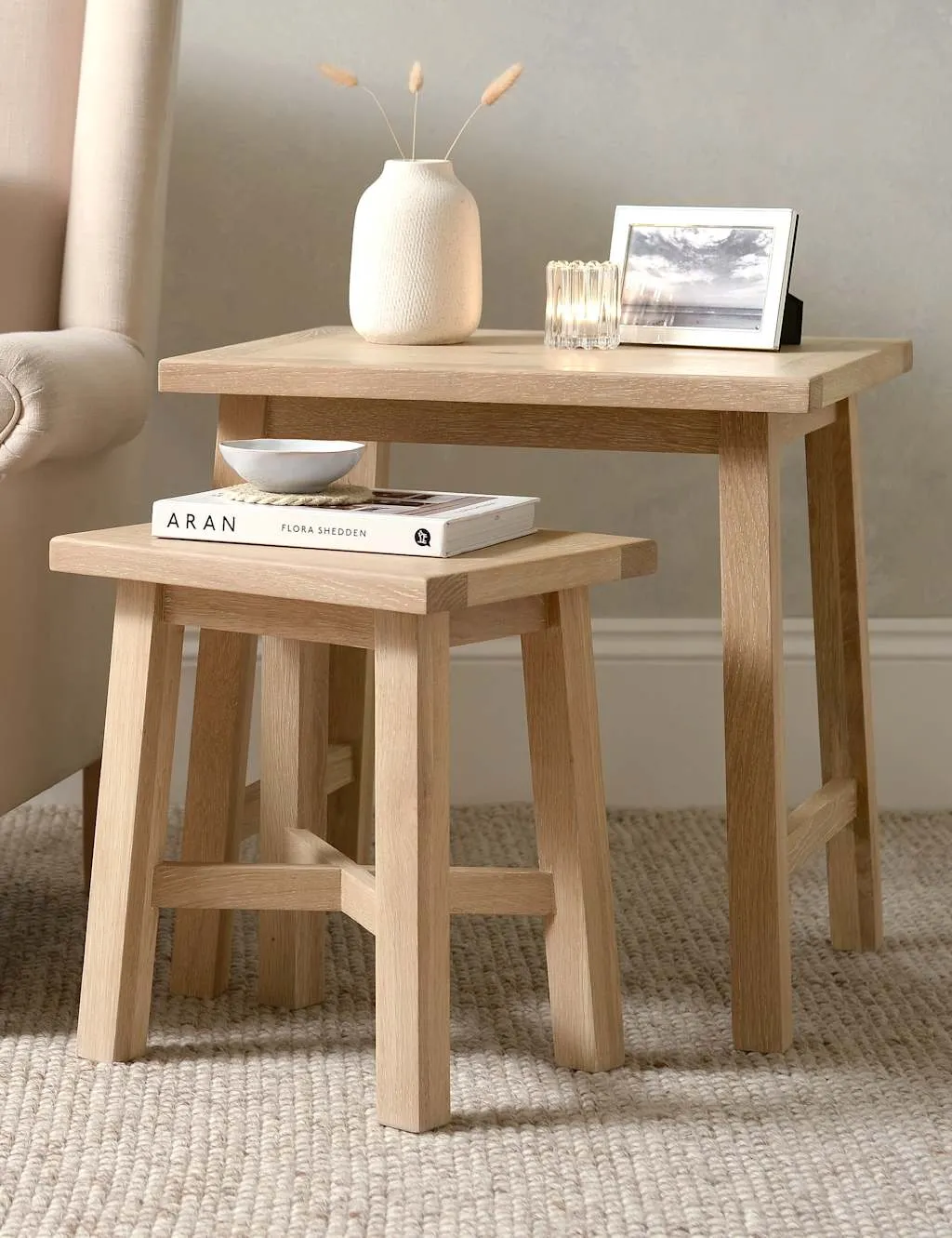 Cotswold Company Inglesham Nest of Tables Natural