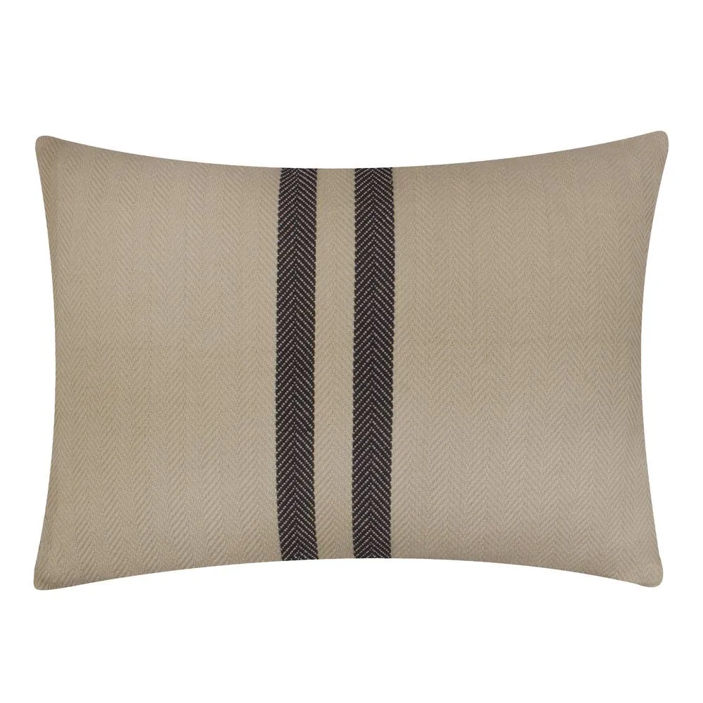 Yard Benton Woven 100% Cotton Cushion in Cream 2