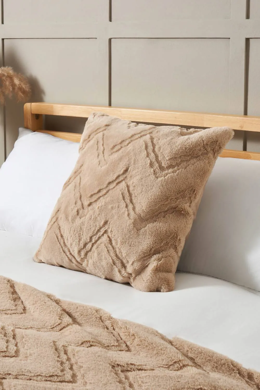 BHS Cheveron Cushion in Natural 1