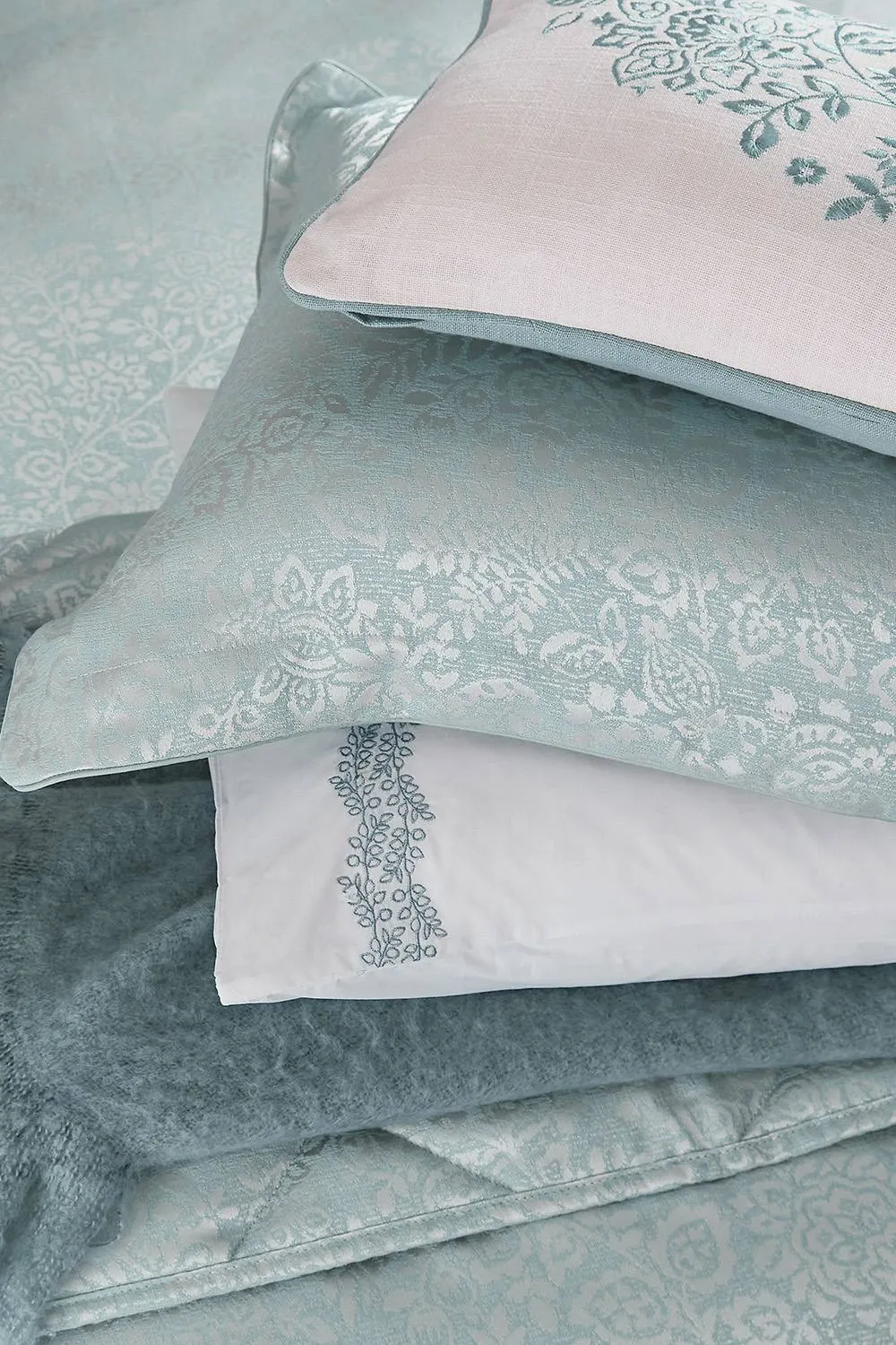1951 'Atea' Cushion in Duck Egg Blue 2