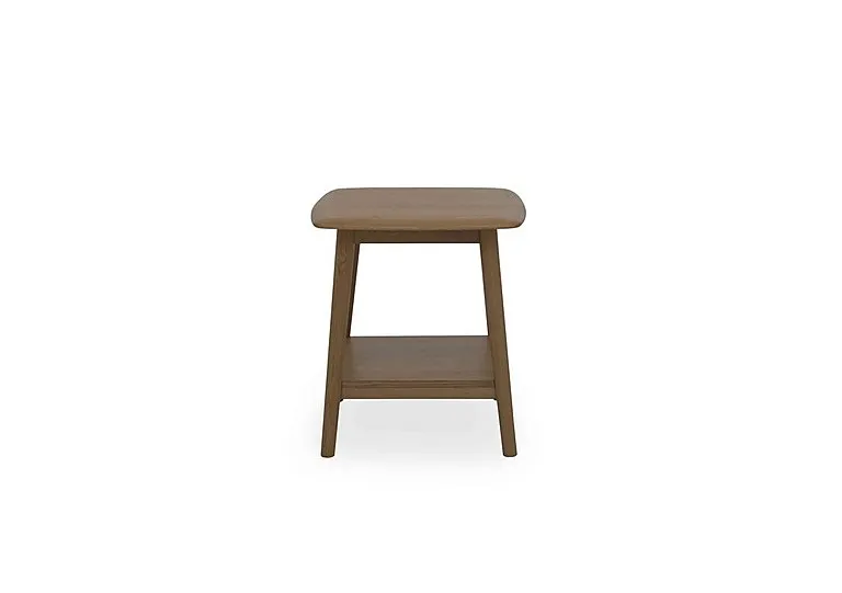 Stockholm Lamp Table - Dark Oak