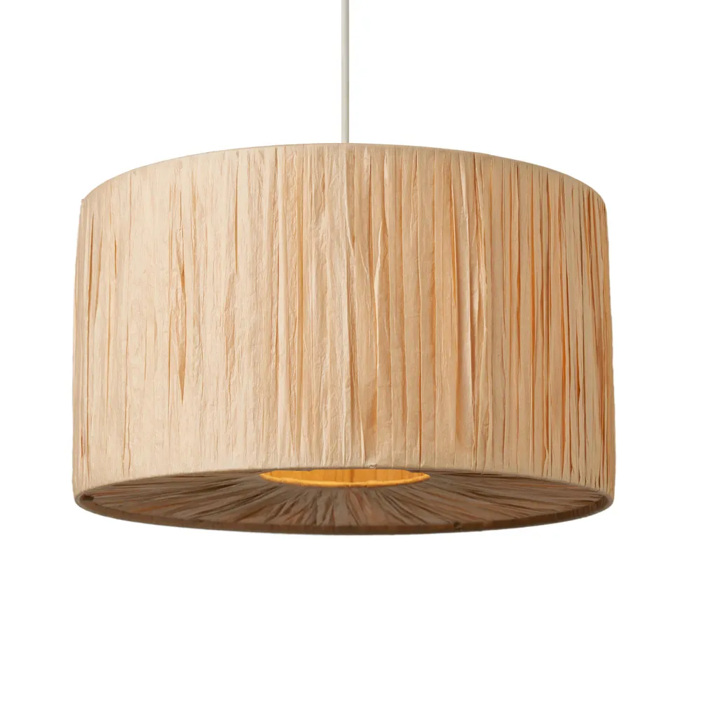 Quinn Paper Raffia Easy Fit Shade, Natural