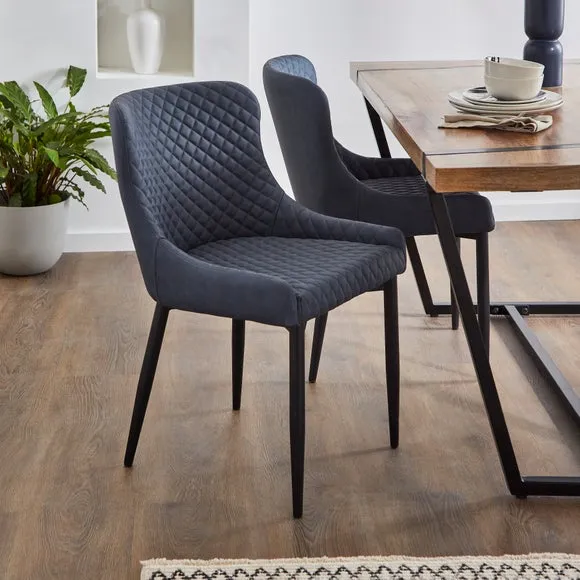 Set of 2 Montreal Dining Chairs, Faux Leather 2