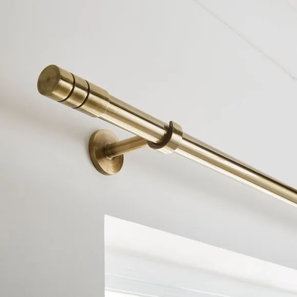 Cylinder Extendable Metal Eyelet Curtain Pole 1