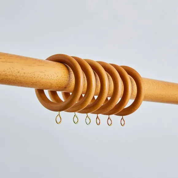 Pack of 6 Curtain Rings 2