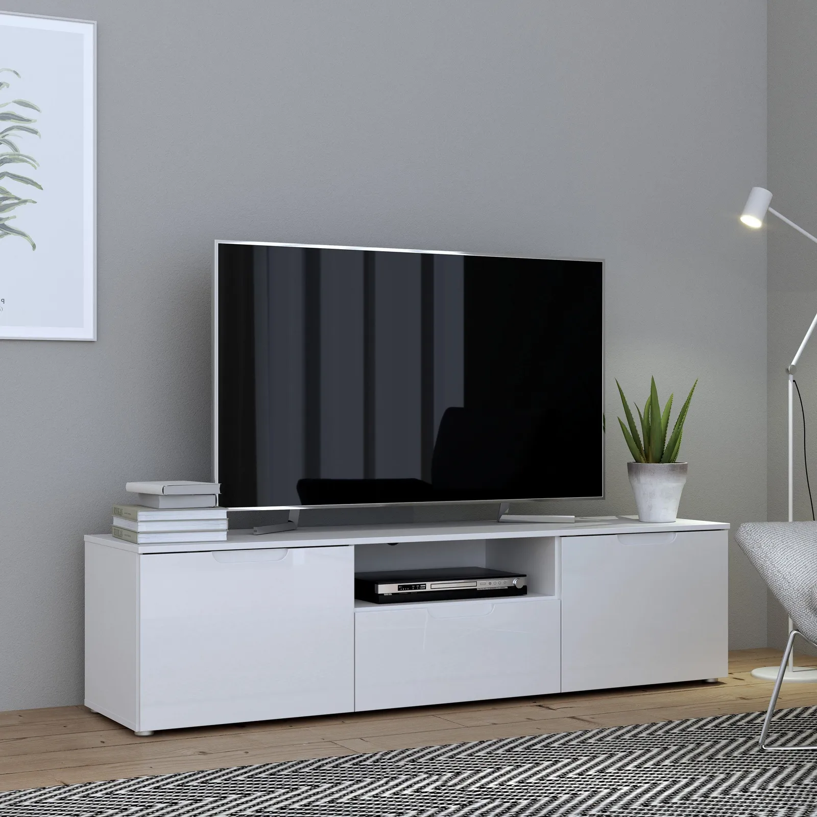 Furniture To Go Sienna TV Unit in White 5