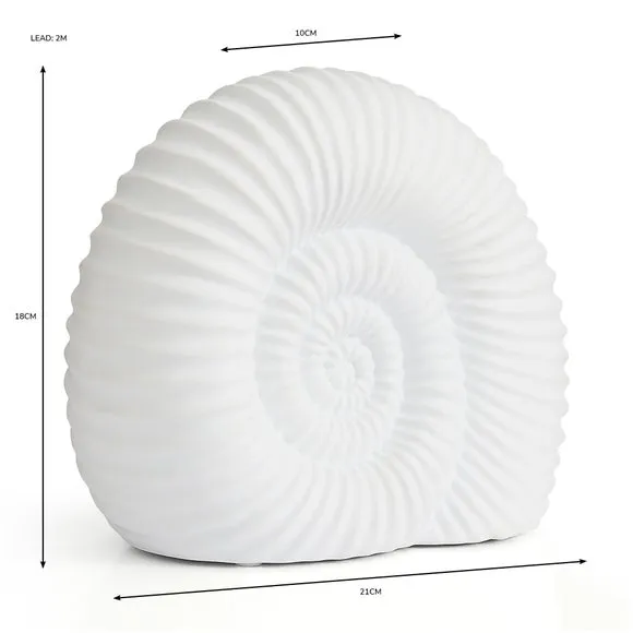 Porcelain Ammonite Table Lamp 6