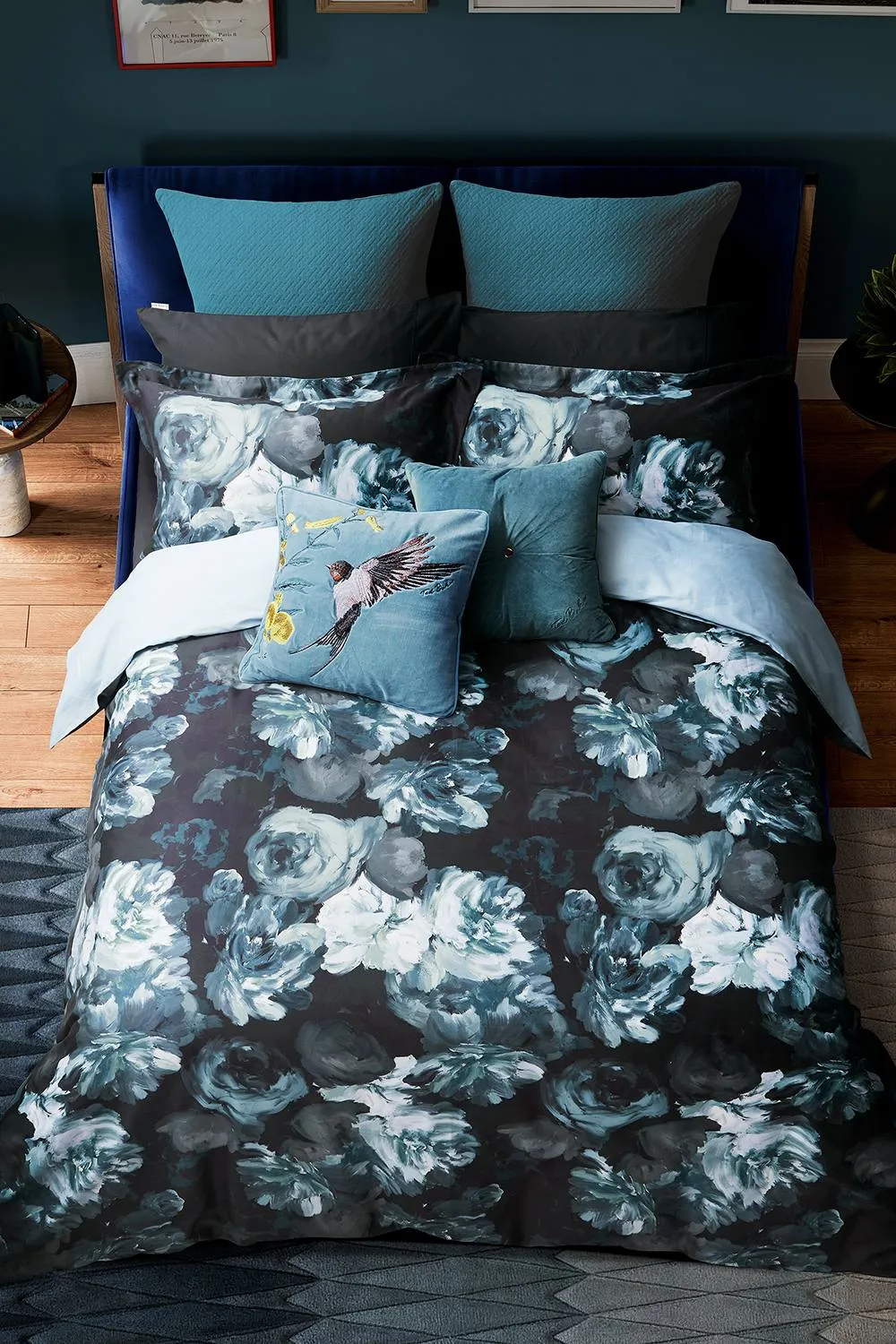 Ted Baker 'Painted Blooms' Cotton Duvet Cover Set 3