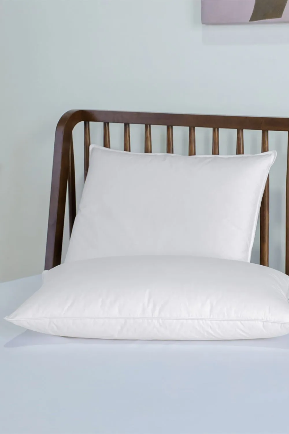 Martex Duck Feather & Down Pillow - Back Sleepers - Soft/Medium in White 2