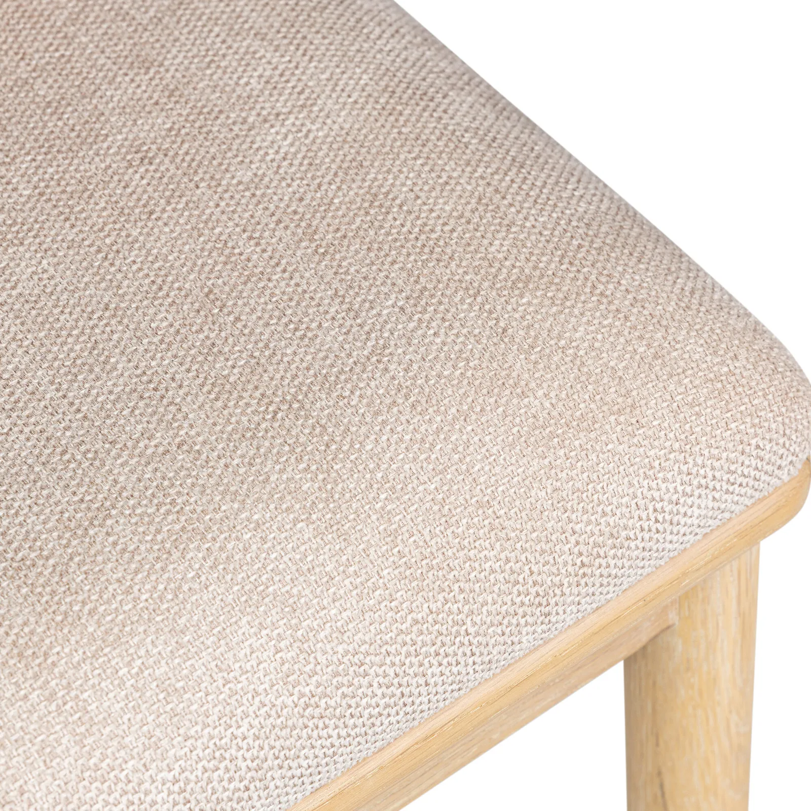 Valla Upholstered Stool Oak | Barker & Stonehouse 6