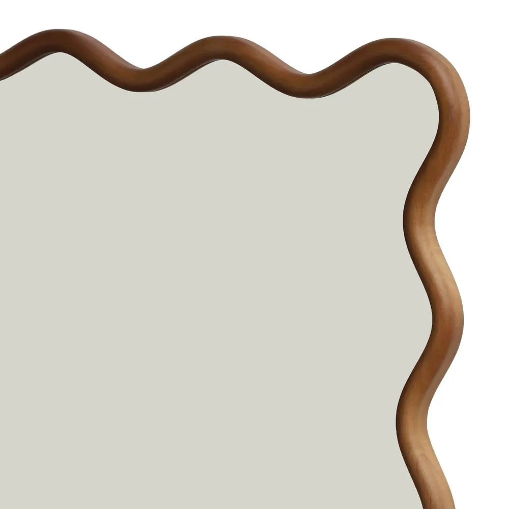 sweeek mirror rubberwood 92.5cm in Dark Brown 4