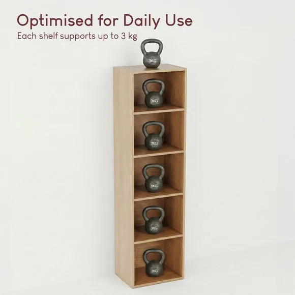 Oxford 5 Tier Cube Bookcase 6