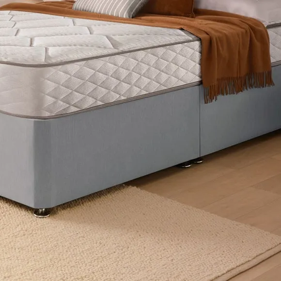 Silentnight Divan Set with Paris Headboard and 800 Pocket Spring Memory Foam Mattress 4