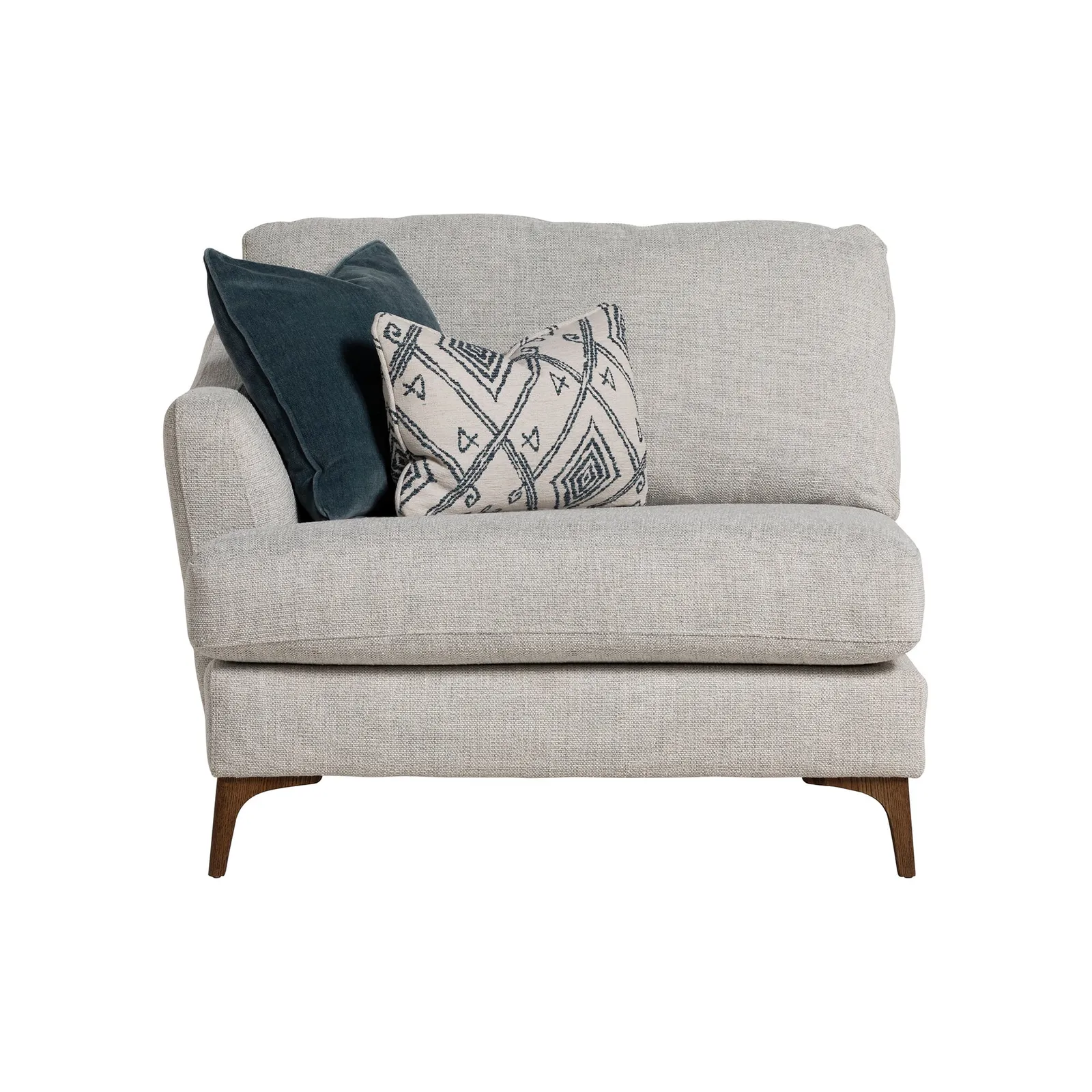 Embrey Cuddler End Modular Sofa Lhf, Grey Fabric | Barker & Stonehouse 2