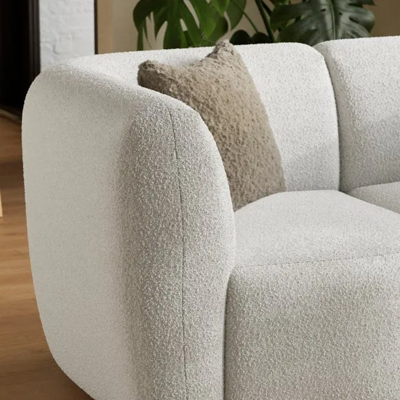 Romy Chunky Tonal Boucle Modular 2 Seater Sofa 3