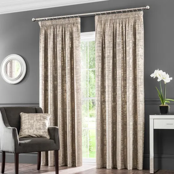 Romano Velour Pencil Pleat Curtains 2