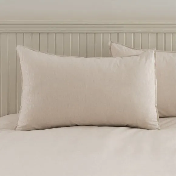 Quinn Marled Stripe 100% Cotton Duvet Cover & Pillowcase Set 4
