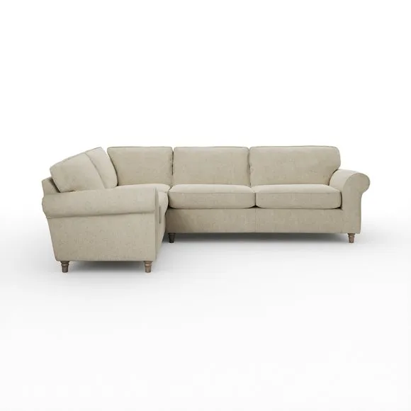 Flori Soft Chenille Corner Sofa 6