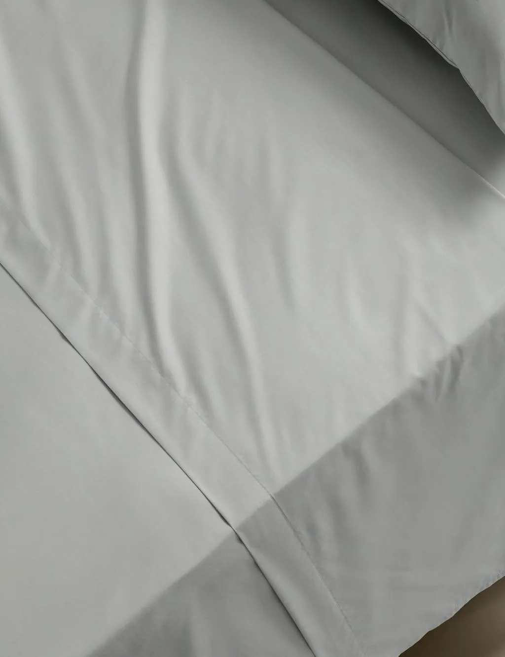 M&S Stay Cool Lyocell Rich Flat Sheet Dove