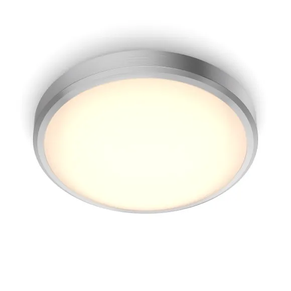 Philips Doris Warm White Integrated LED Bathroom Flush Ceiling Light 2