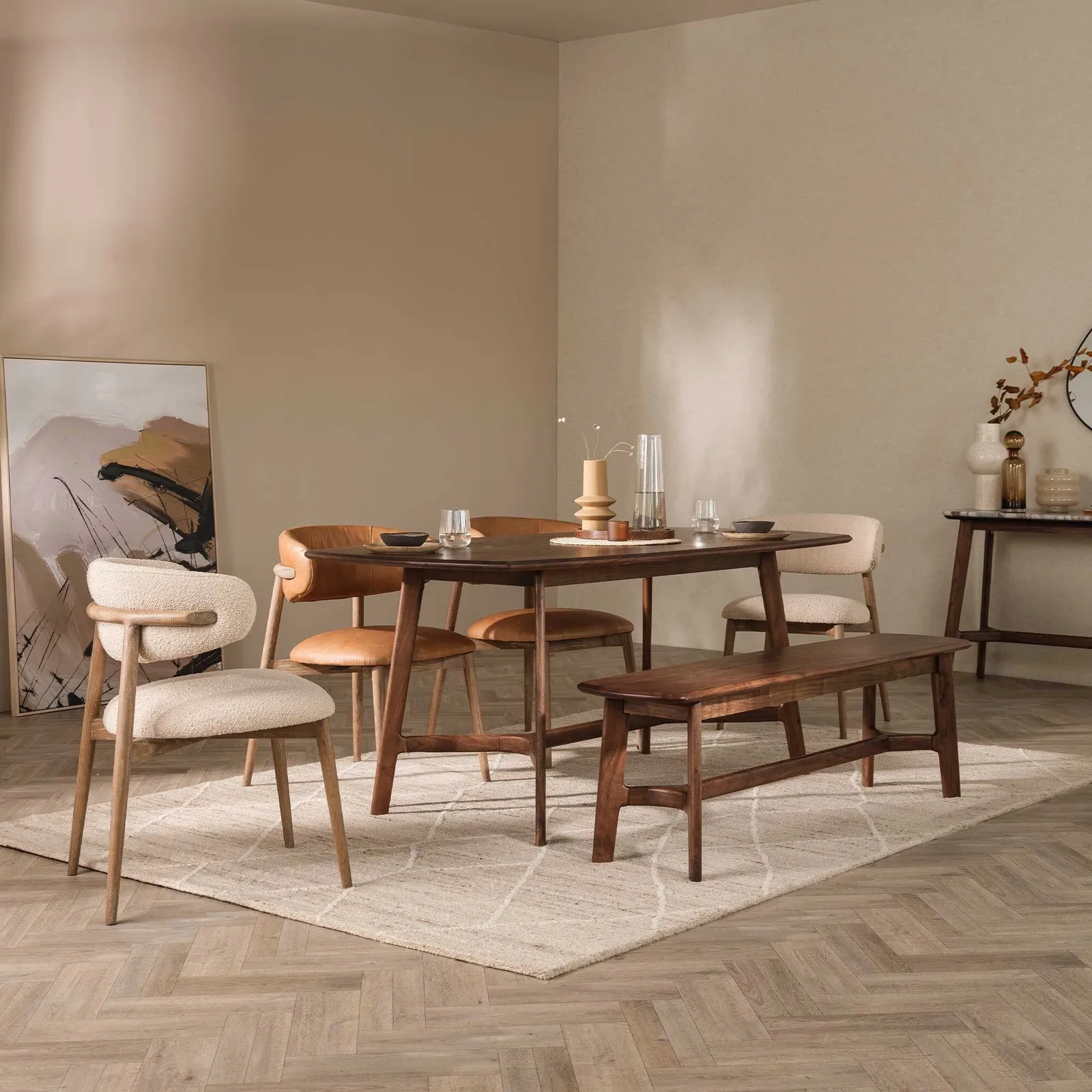 Cresta Dining Table 180X90X76Cm, Wood | Barker & Stonehouse 2