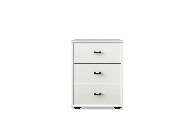 Dallas 40cm 3 Drawer Bedside Cabinet