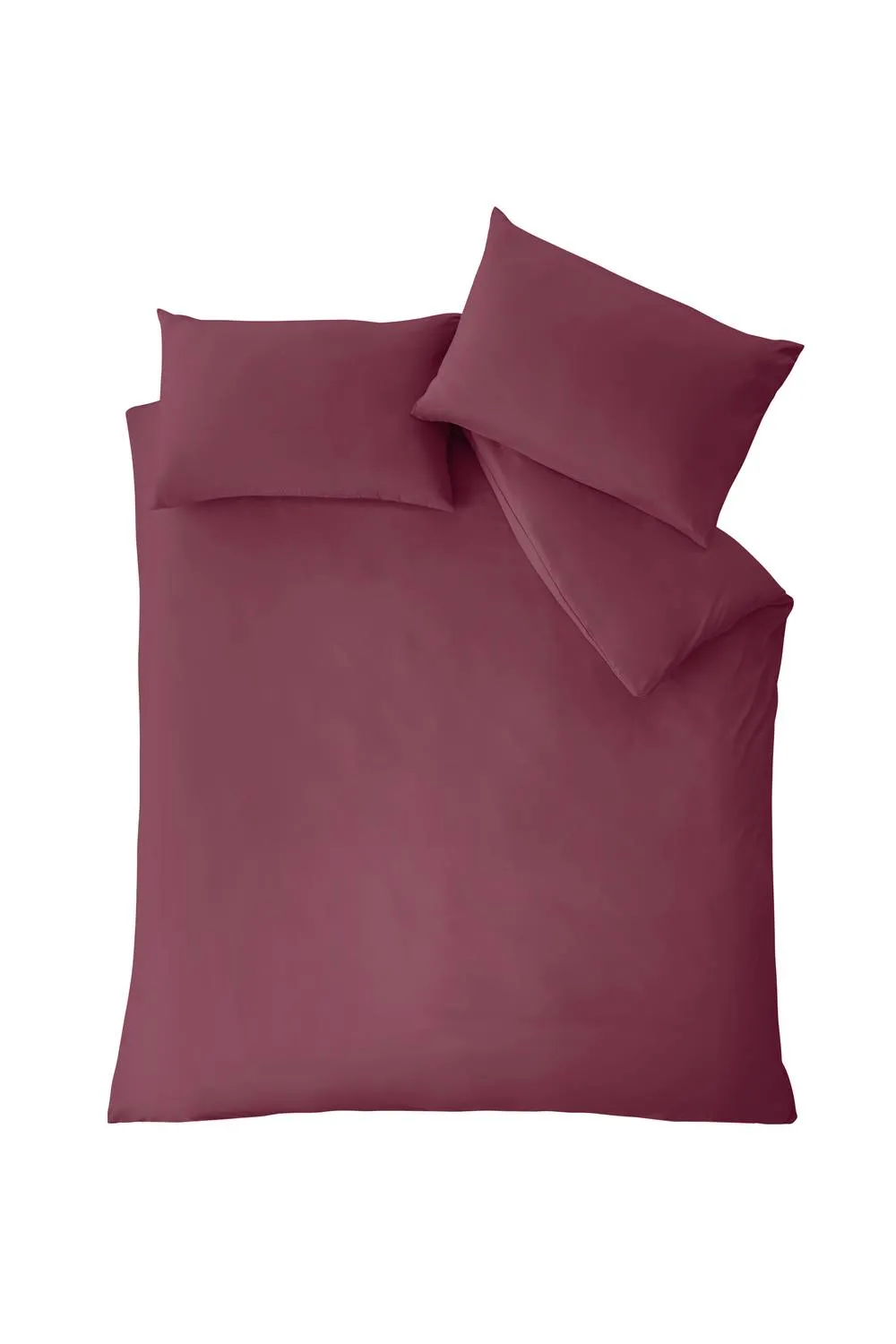 Catherine Lansfield So Soft Non Iron Duvet Cover Set in Burgundy 4