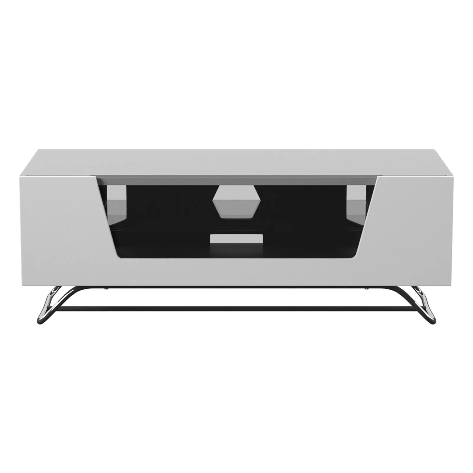 Chromium TV Unit White