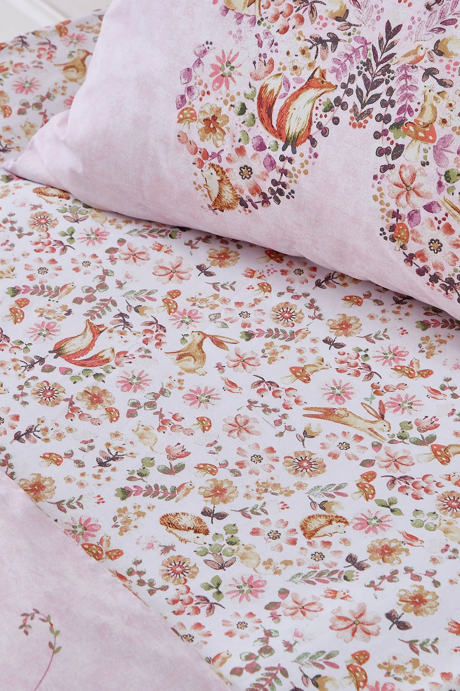 Catherine Lansfield 'Enchanted Butterfly' Duvet Cover Set in Pink 5