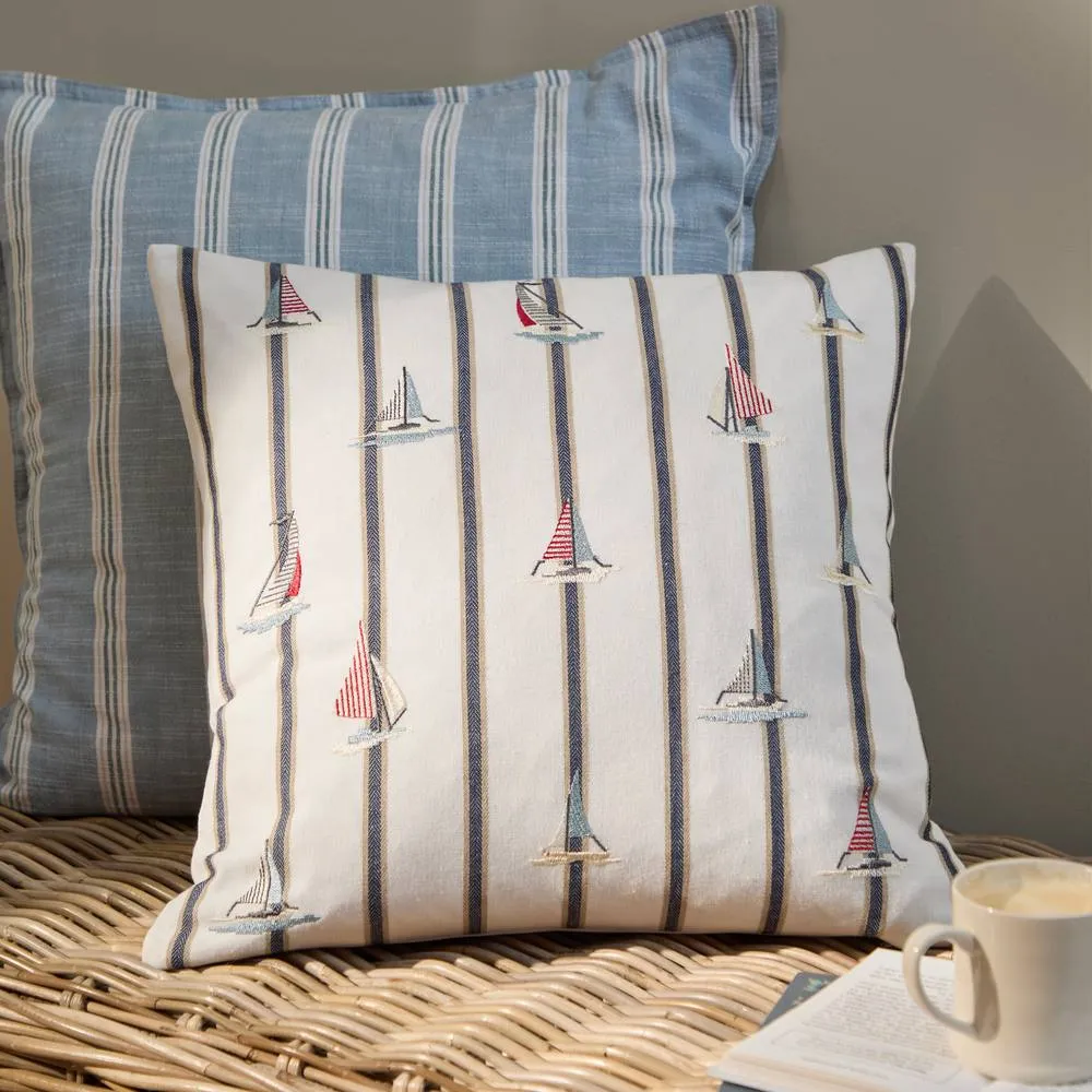 Wylder Abersoch Regatta 100% Cotton Cushion 1