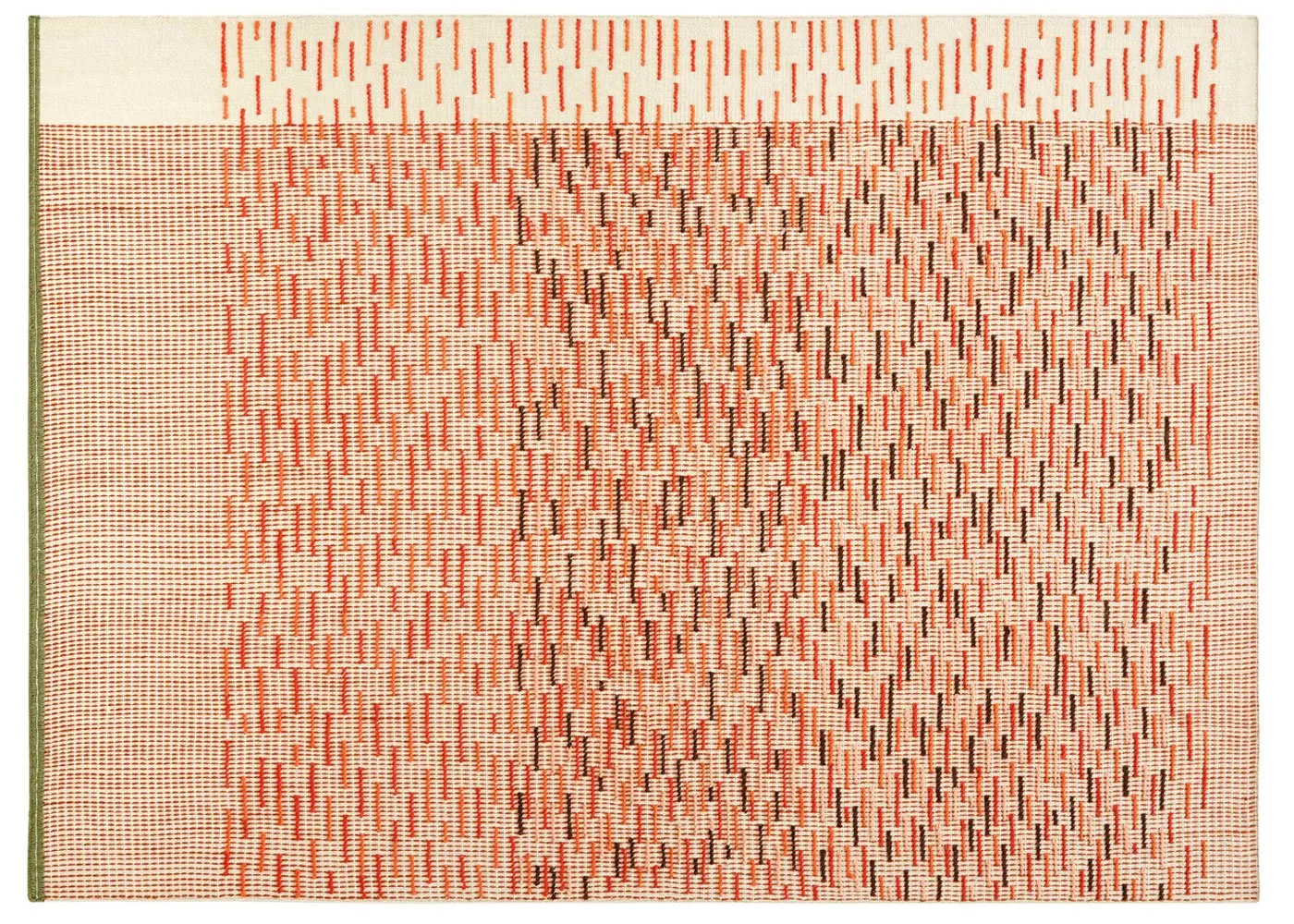 Gandia Blasco Backstitch Busy Rug in Brick Red 200 x 300cm