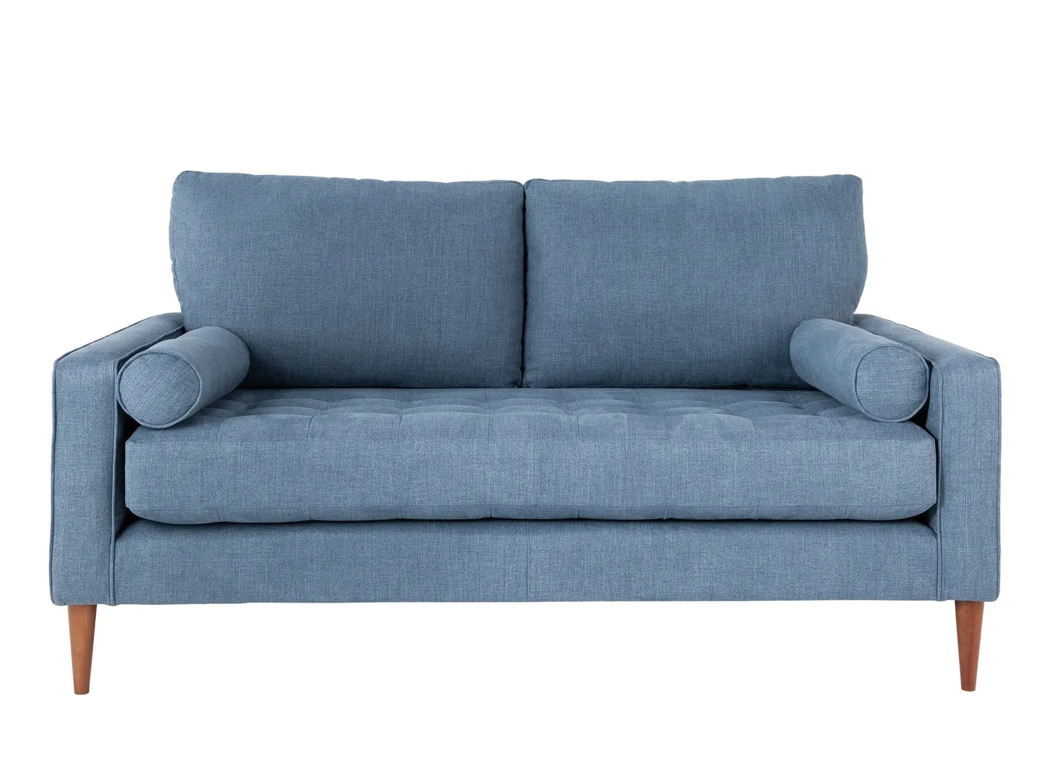 Habitat Hudson 3 Seater Fabric Sofa - Linnet