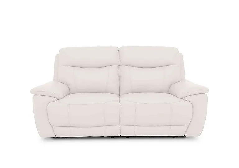 Sloane 3 Seater Leather Sofa - Cotton