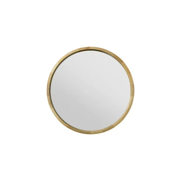 Naturalis Solid Oak Round Wall Mirror 2
