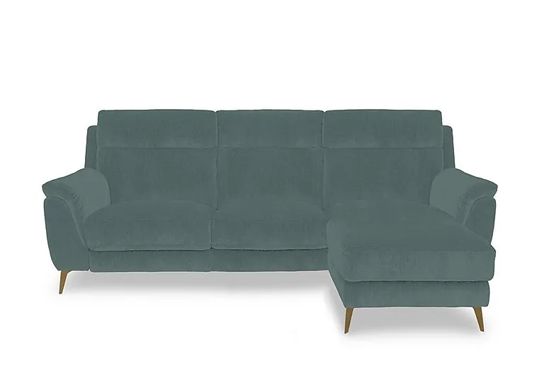 Eclipse Fabric 3 Seater Right Hand Facing Chaise End Sofa - Sofas and Armchairs - In Time for Christmas