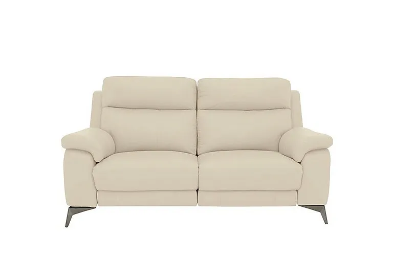 Missouri 2 Seater NC Leather Power Recliner Sofa - NC Bisque