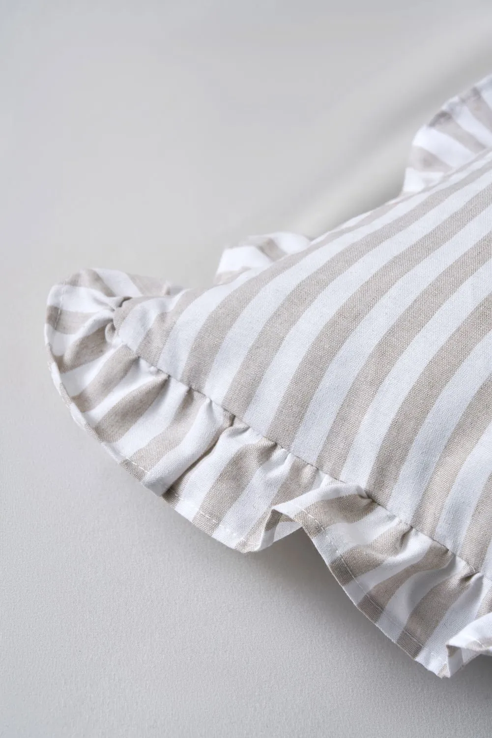 BHS Rustic Stripe Cushion in Natural 2
