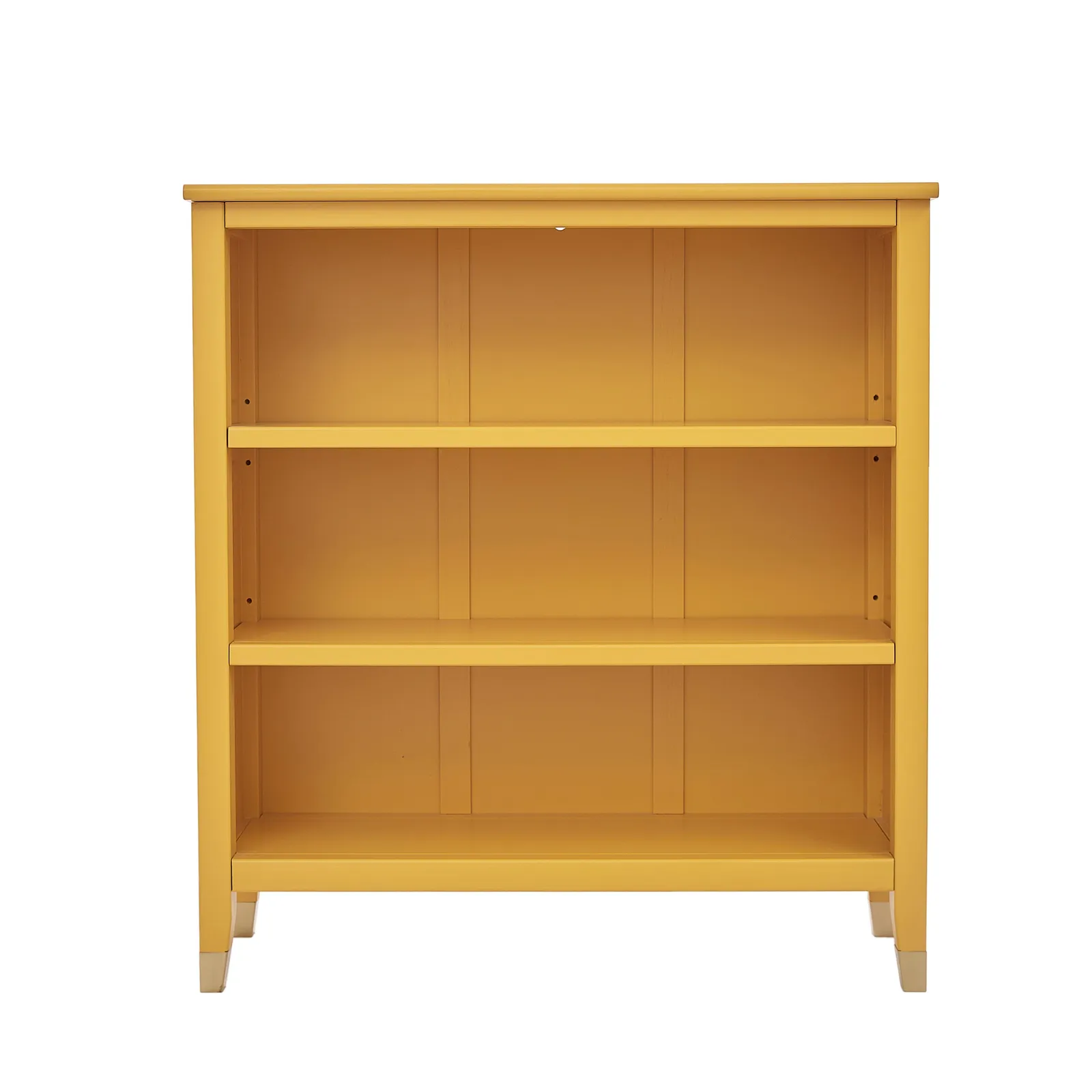 Cabinet Bits Palazzi 3 Tier Bookcase H97 W89 D25cm in Mustard 3
