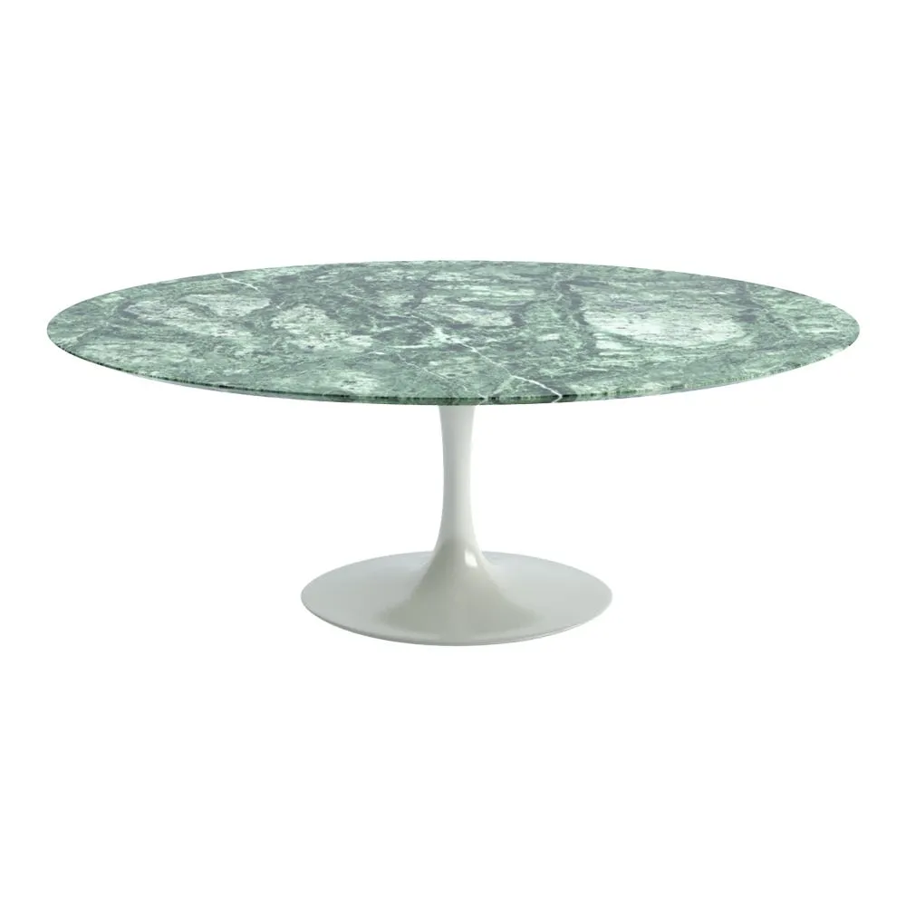 Knoll Saarinen Dining Table with White Base in Verdi Alpi 198cm 3