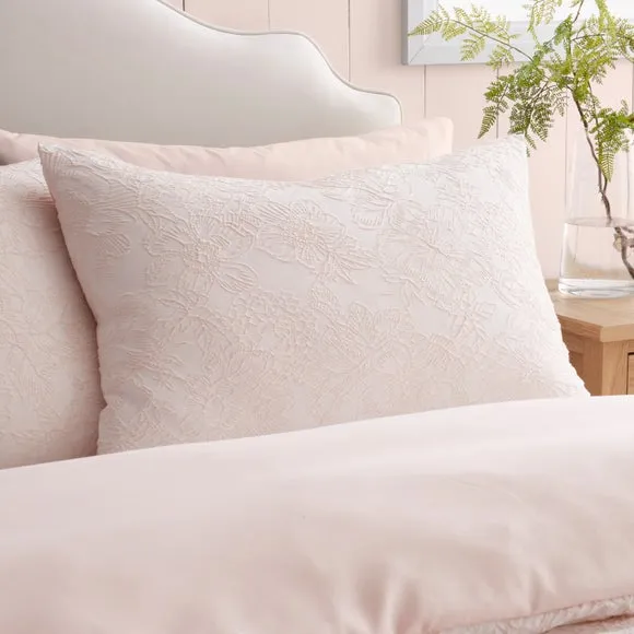 Aurora Floral Jacquard Duvet Cover & Pillowcase Set 3
