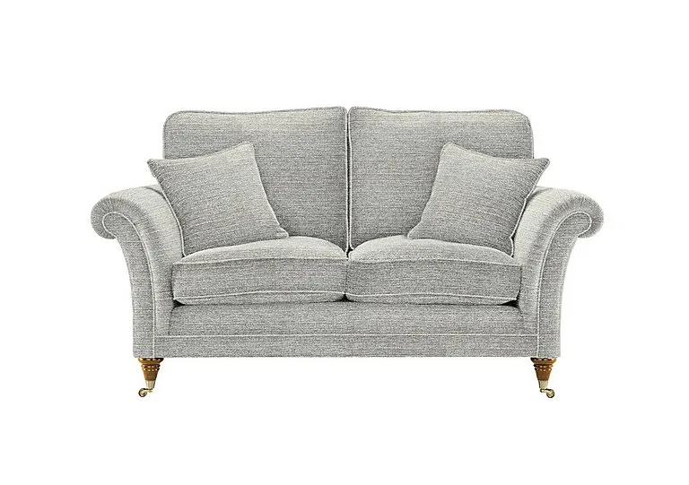 Burghley 2 Seater Fabric Sofa - Caledonian Silver