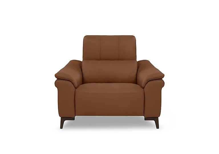 Marconi Leather Power Recliner Armchair with Power Headrest and Power Lumbar