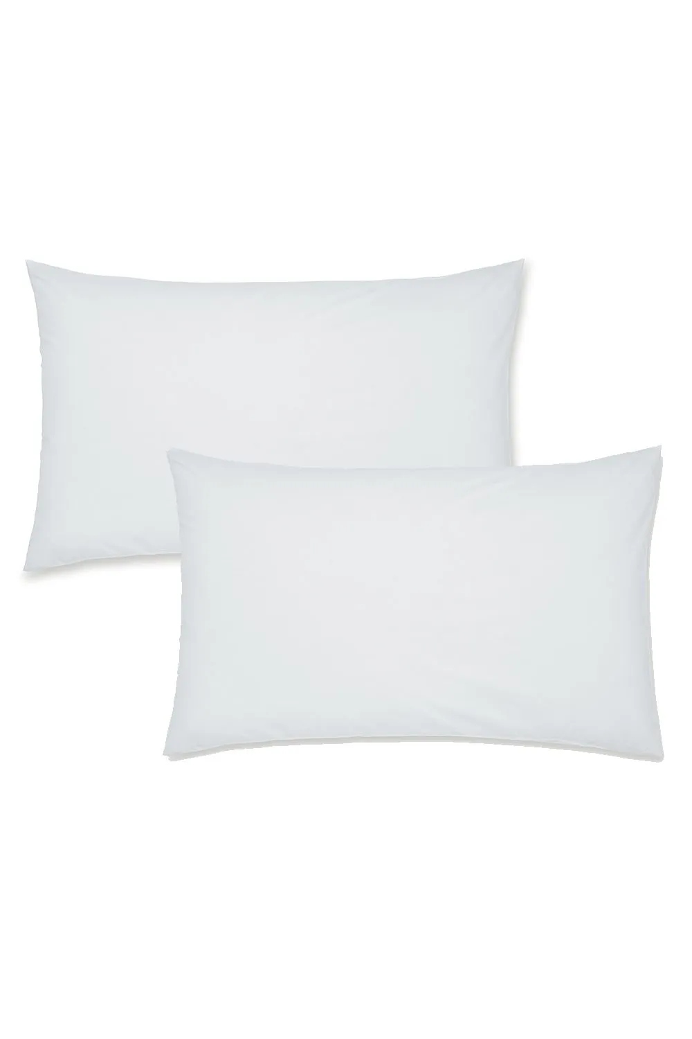 Catherine Lansfield 'Easy Iron Percale' Standard Pillowcase Pair in White 1