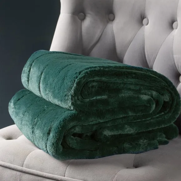 Empress Faux Fur Throw Blanket 1