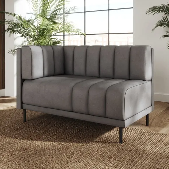 Amali Corner Dining Bench, Faux Leather 2