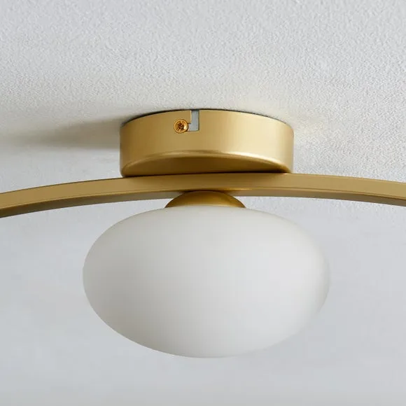 Yonah 3 Light Semi Flush Bar Ceiling Light 4